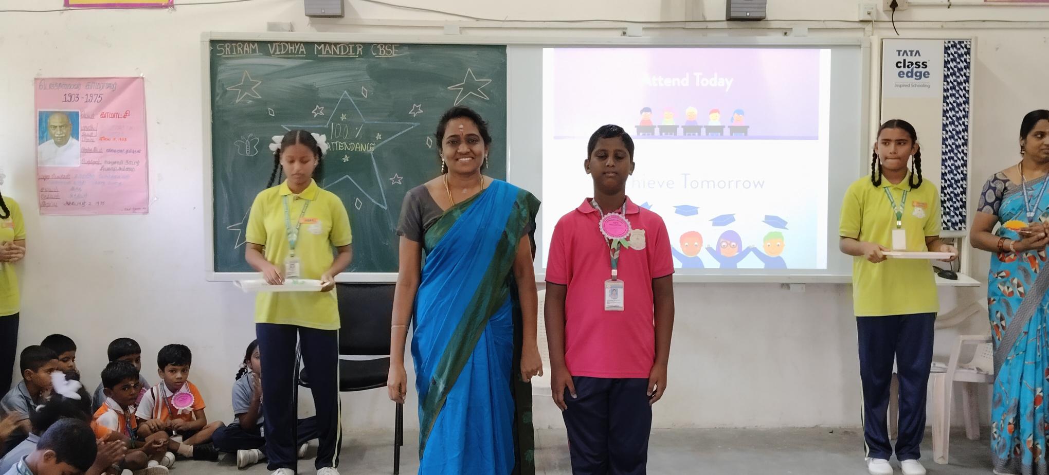 100 Attendence (July,September,October)