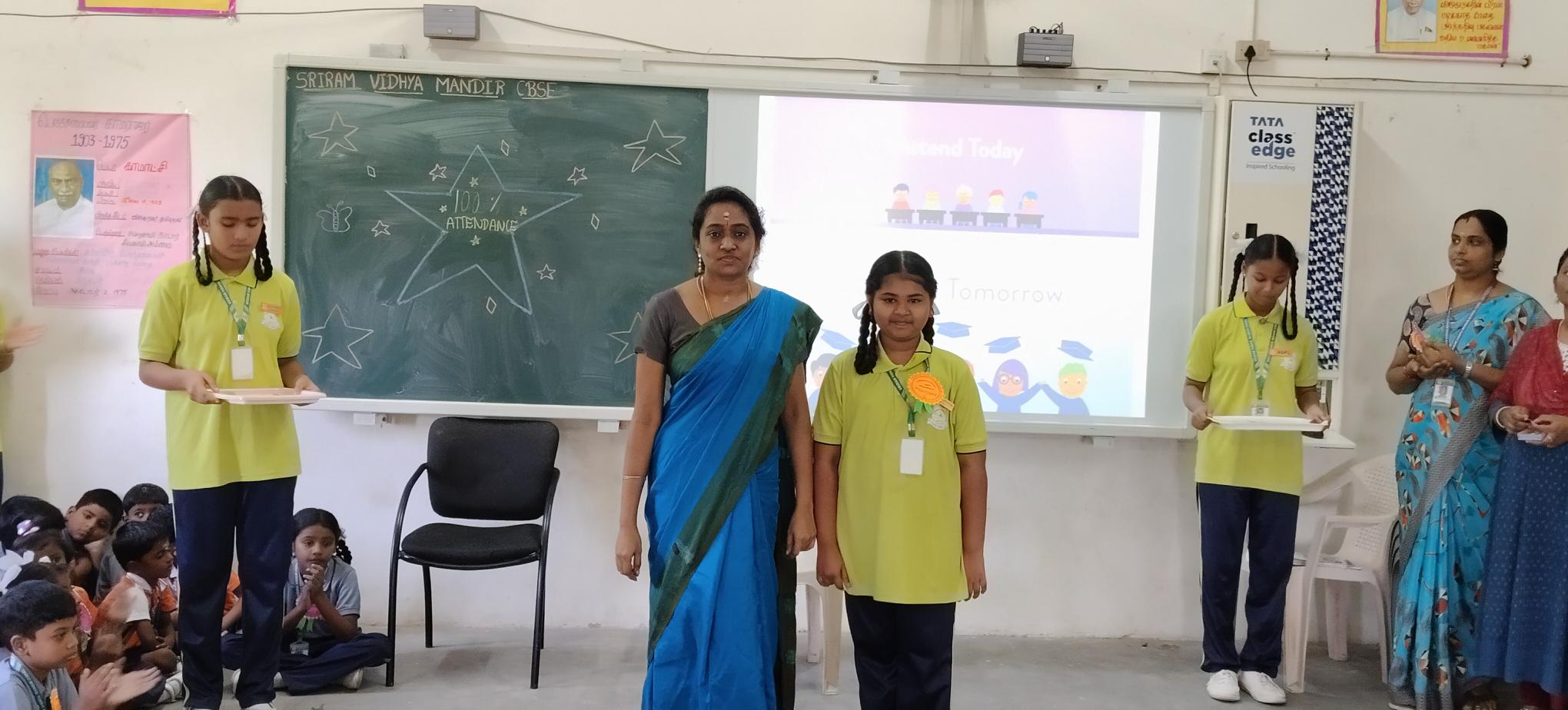 100 Attendence (July,September,October)