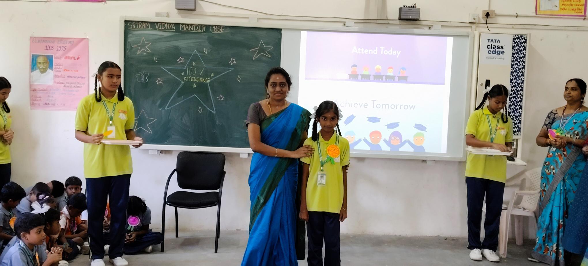 100 Attendence (July,September,October)