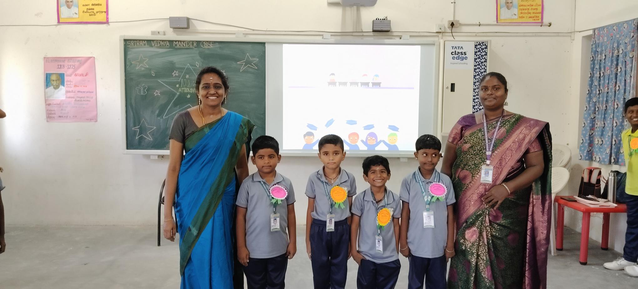 100 Attendence (July,September,October)