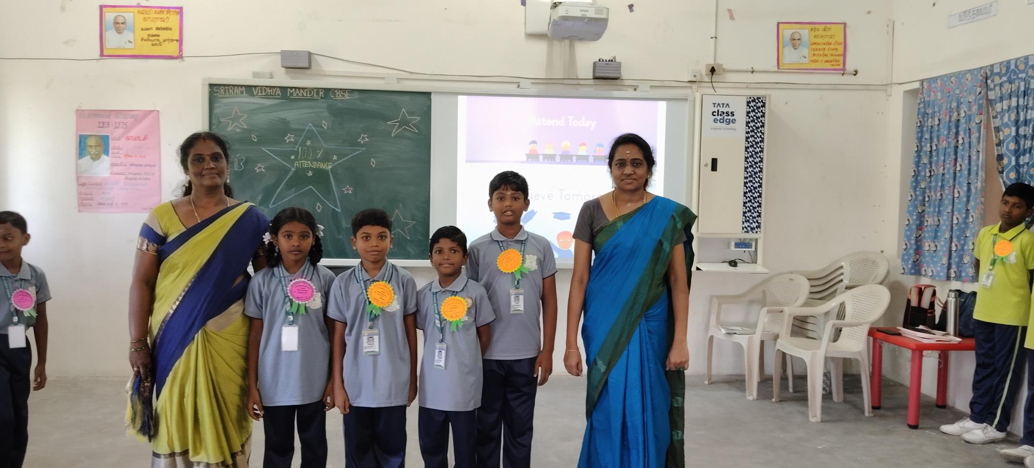 100 Attendence (July,September,October)