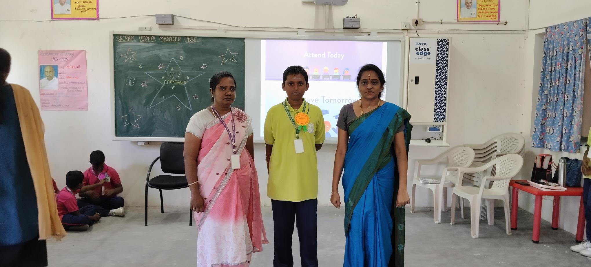 100 Attendence (July,September,October)